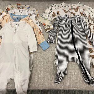 7Pcs Lot Baby SIIX DREAMY BAMBOO ANGEL DEAR... Rompers Clothes